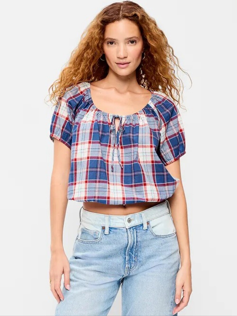 🎆OLD NAVY BUBBLE HEM TOP